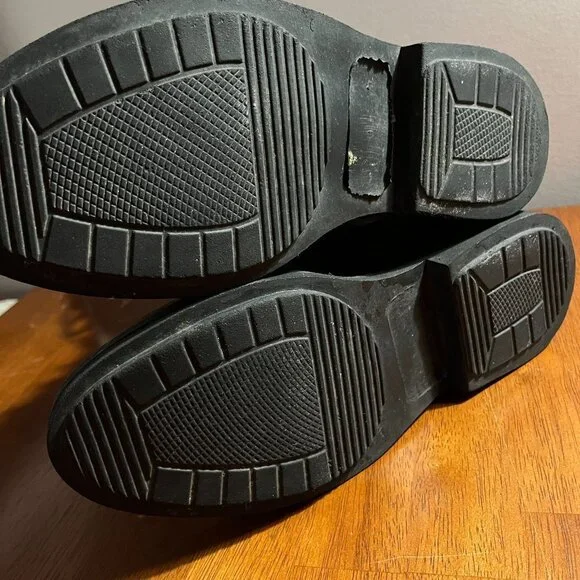 Rhino Distressed Leather Lace Up Packer Boots US 8 Grunge Hobo Combat Western